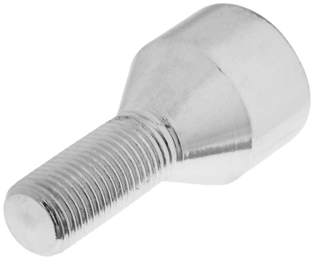 Болт секретный M12 x 1,25, длина 48/25 мм, конус, 4 шт + 1 ключ, CH, JN-613