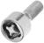 Болт секретный M12 x 1,25, длина 48/25 мм, конус, 4 шт + 1 ключ, CH, JN-613