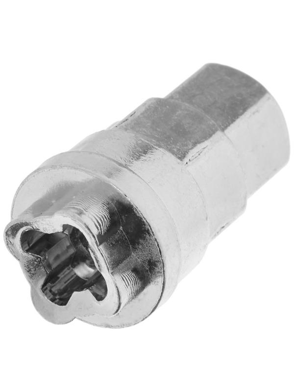 Болт секретный M12 x 1,25, длина 48/25 мм, конус, 4 шт + 1 ключ, CH, JN-613