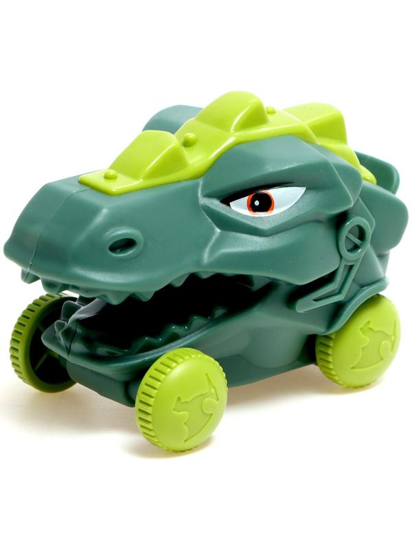 Грузовик-парковка «ДиноTruck», 2 машинки-динозавра в клетке