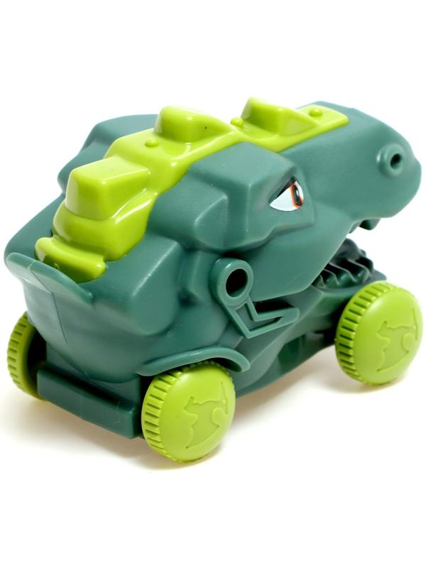 Грузовик-парковка «ДиноTruck», 2 машинки-динозавра в клетке