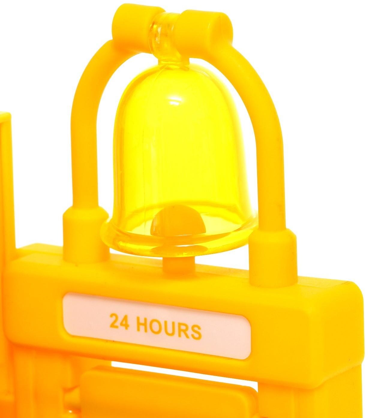 Парковка «Строительный лифт», с подъёмом, машинка опускается с кнопки, звонит колокол, МИКС