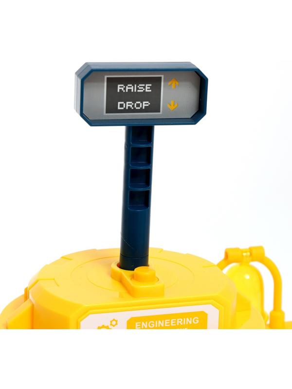 Парковка «Строительный лифт», с подъёмом, машинка опускается с кнопки, звонит колокол, МИКС