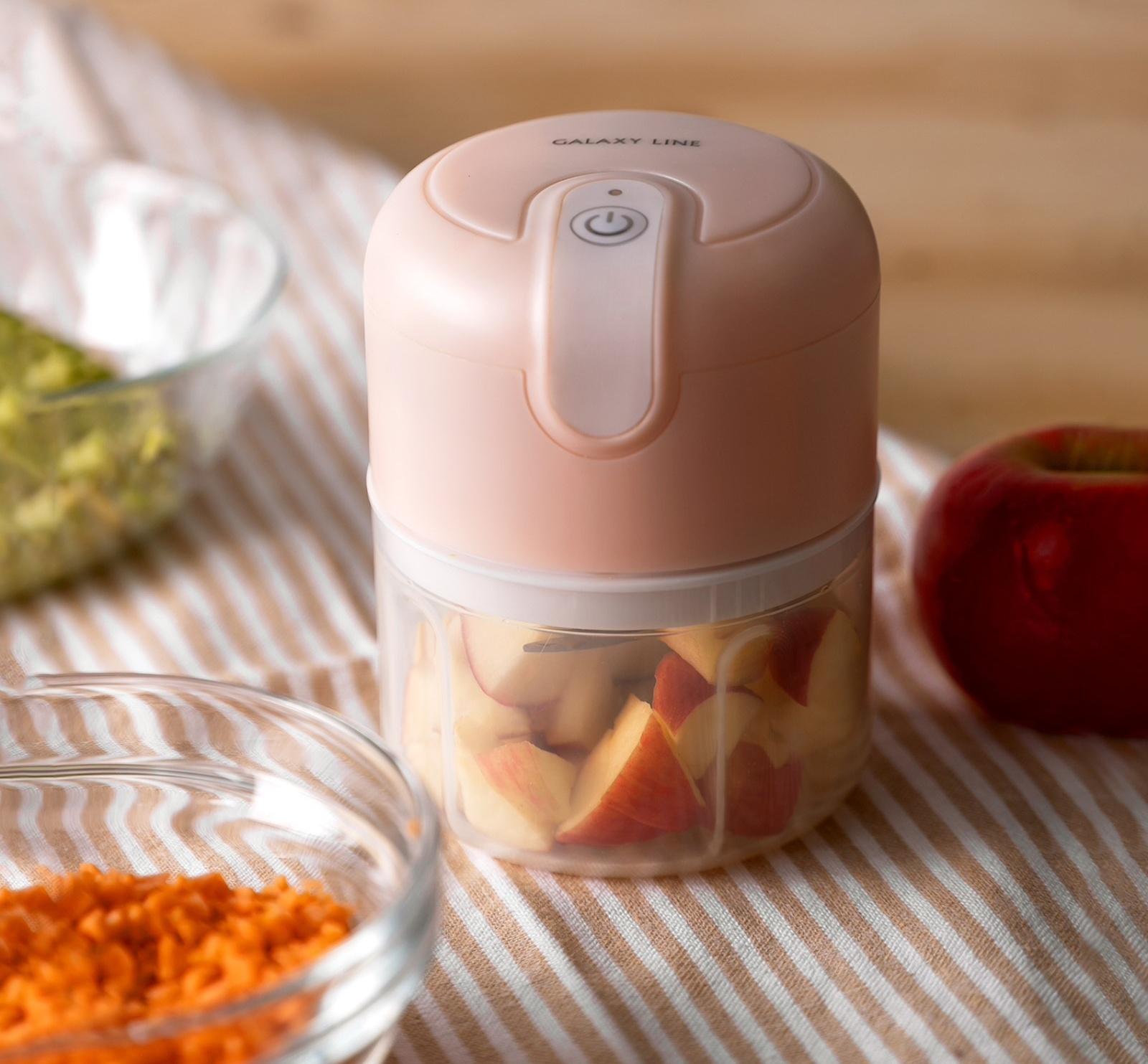 Измельчитель Galaxy GL 2361, пластик, 40 Вт, 0.23 л, бежевый