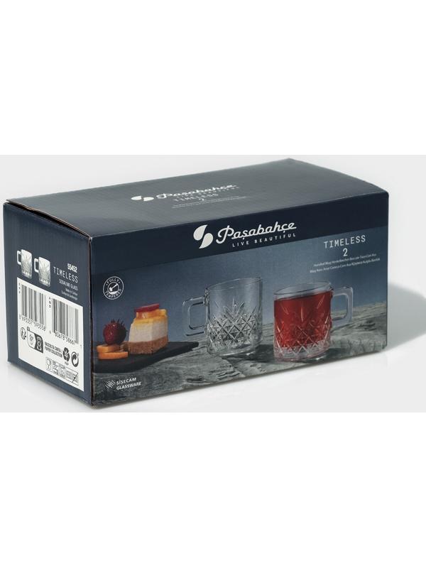 Набор стеклянных кружек Timeless, 195 мл, 2 шт