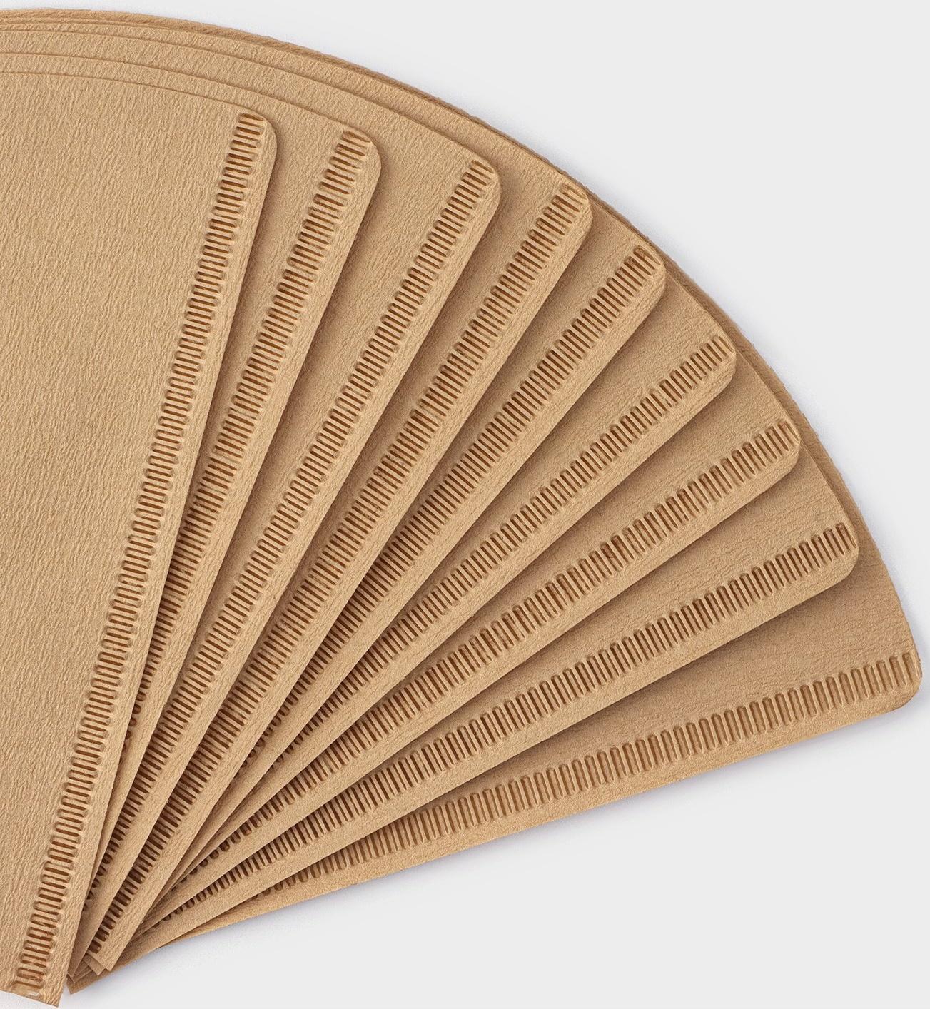 Набор фильтров для заваривания кофе Доляна V60 Tasty, неотбелённые, 50 шт.