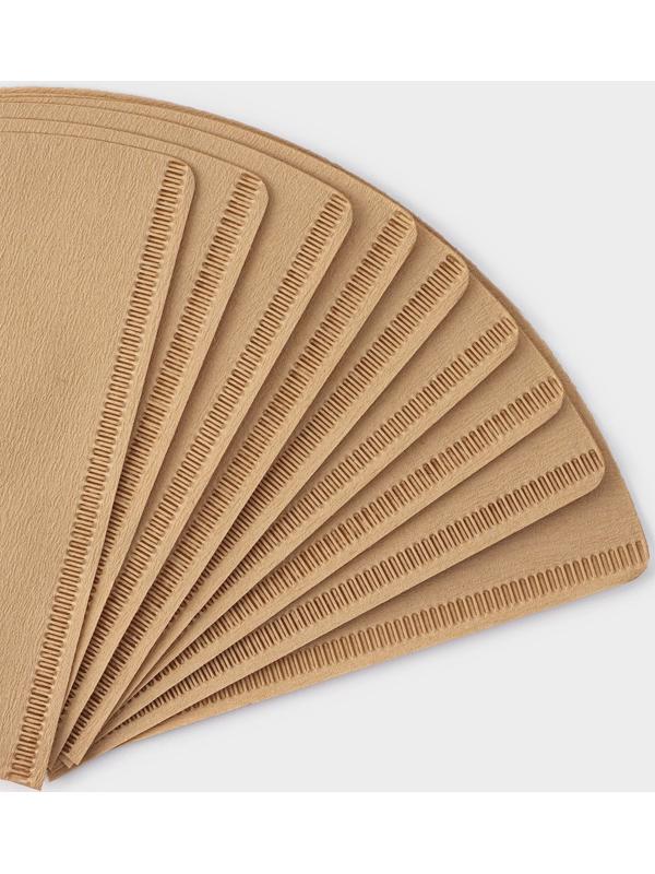 Набор фильтров для заваривания кофе Доляна V60 Tasty, неотбелённые, 50 шт.