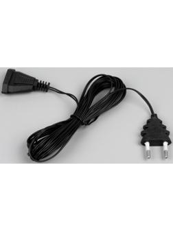 Удлинитель для комнатных гирлянд, 5 м, тёмная нить, УМС-вилка