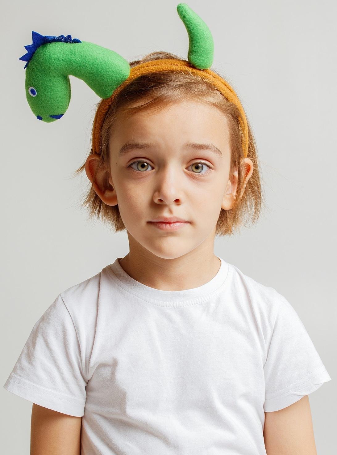 Карнавальный ободок «Весёлый дракоша»