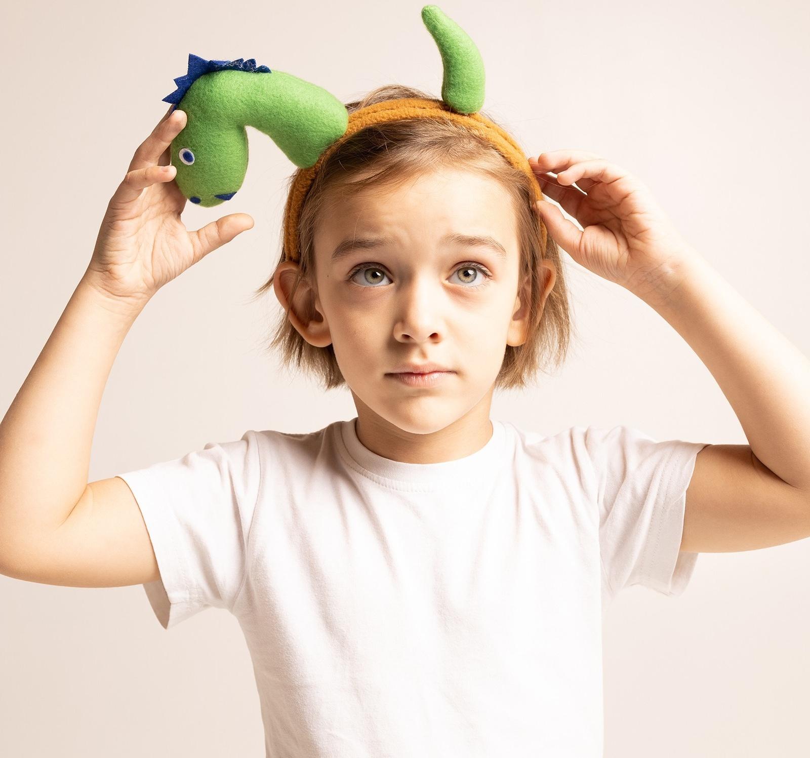 Карнавальный ободок «Весёлый дракоша»