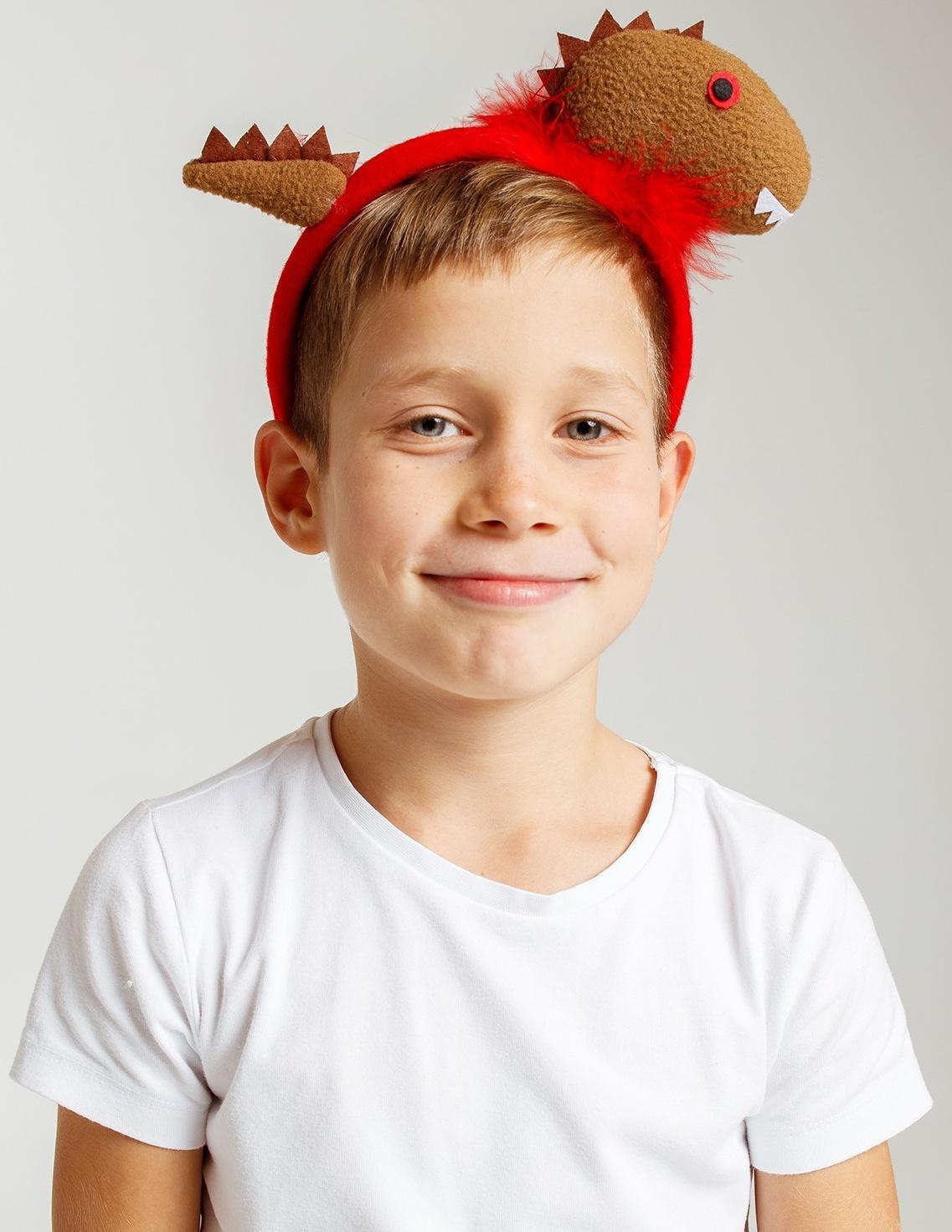 Карнавальный ободок «Зубастый дракончик», цвета МИКС