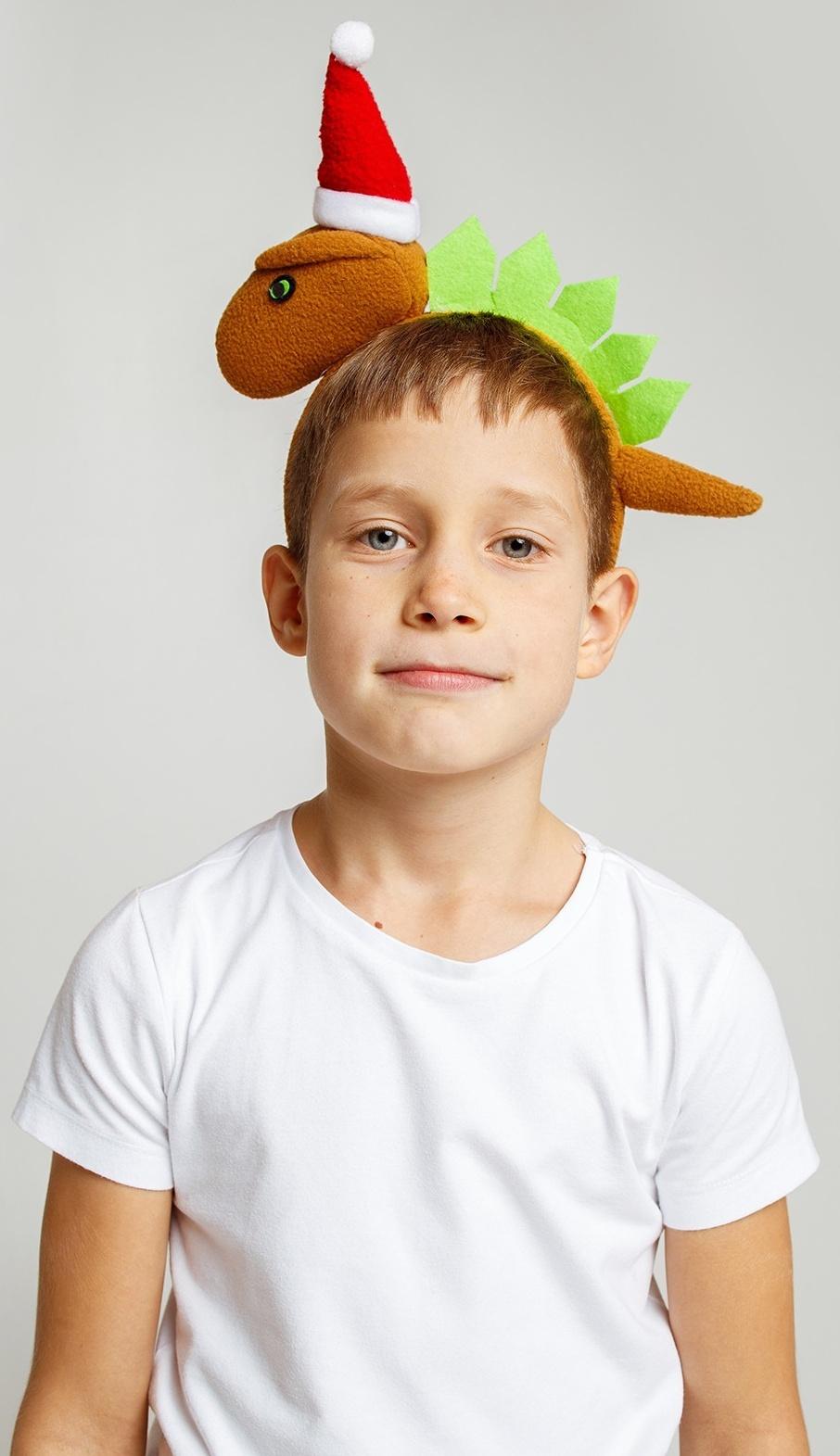 Карнавальный ободок «Новогодний дракончик», в колпачке