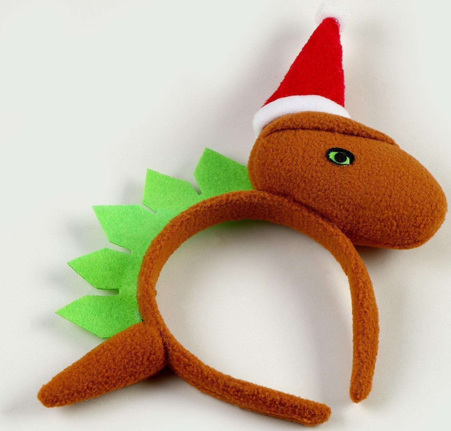 Карнавальный ободок «Новогодний дракончик», в колпачке