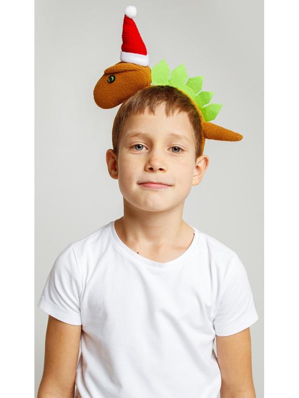 Карнавальный ободок «Новогодний дракончик», в колпачке