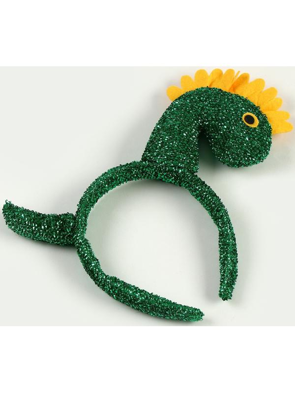Карнавальный ободок «Дракончик», цвет зелёный
