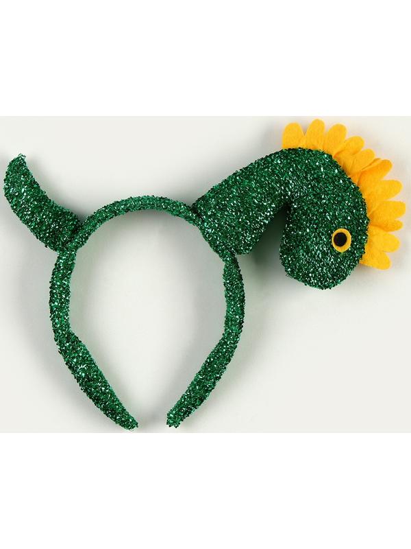 Карнавальный ободок «Дракончик», цвет зелёный