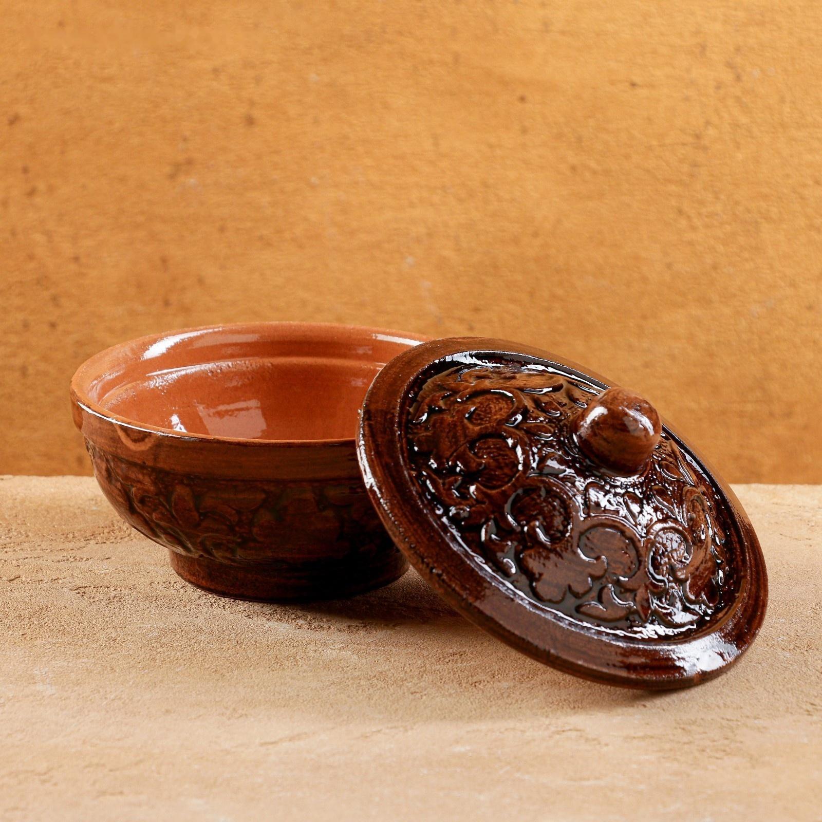 Сахарница Риштанская керамика 