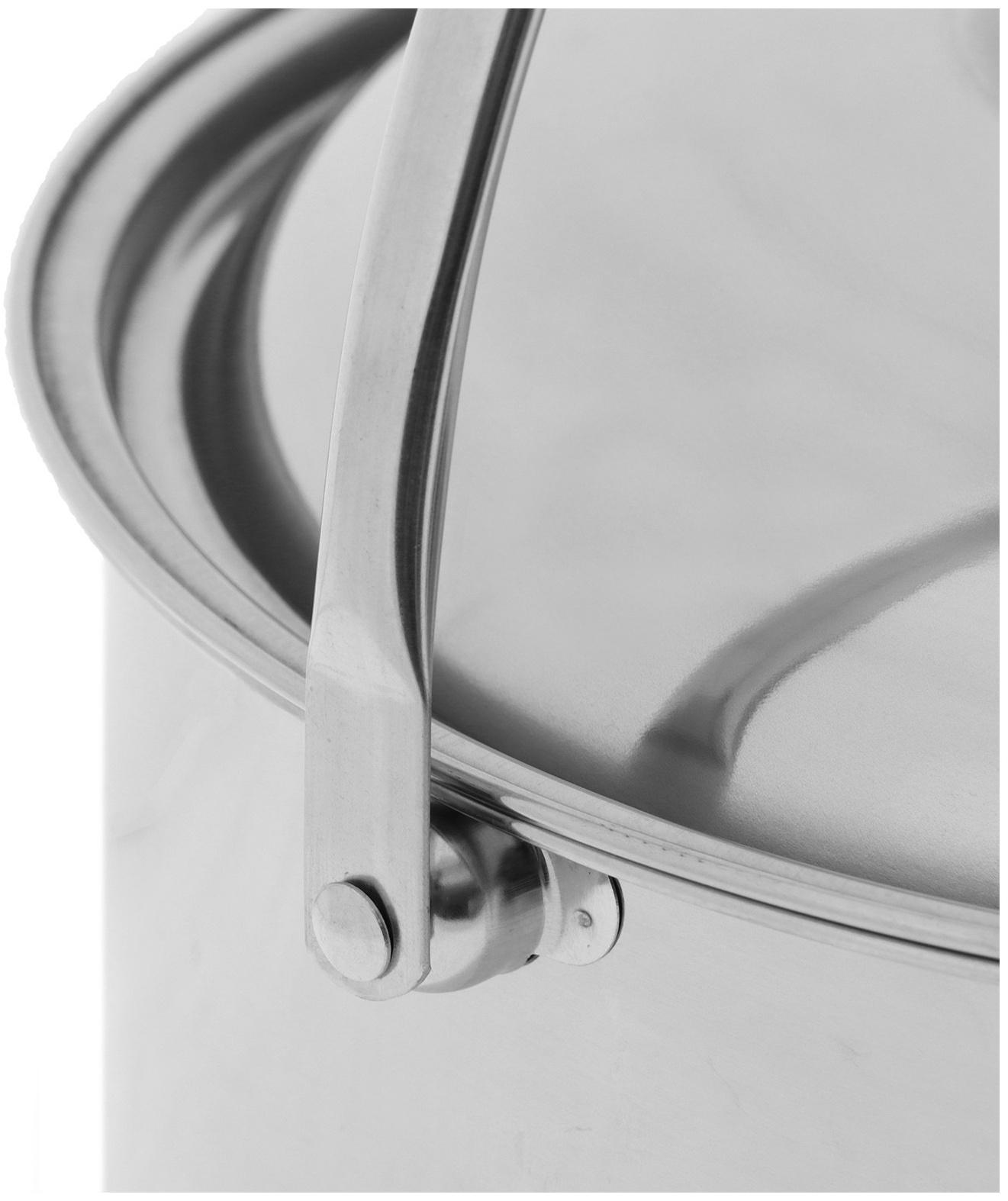 Котелок походный Maclay, 18 см, с крышкой, нержавеющая сталь