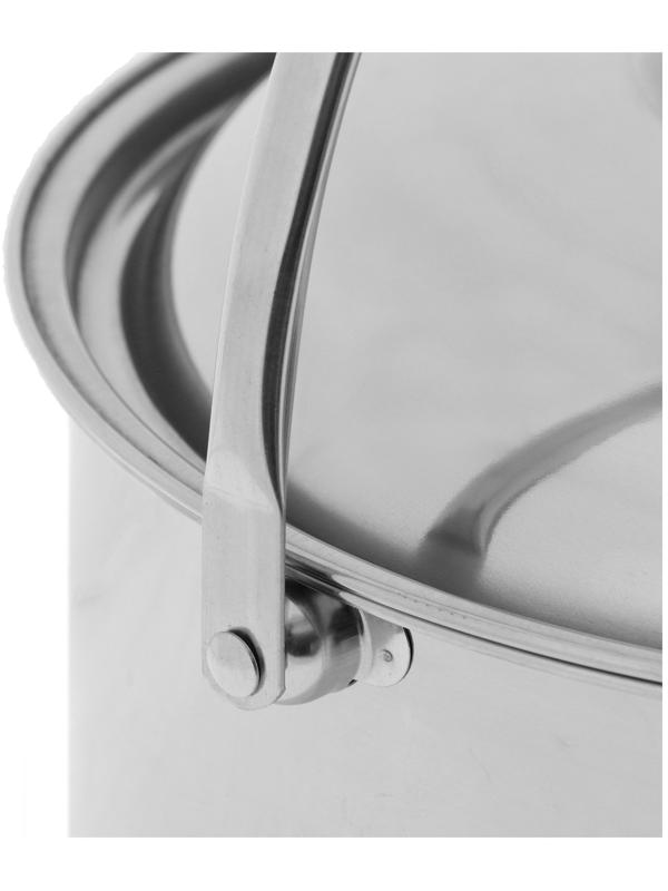 Котелок походный Maclay, 24 см, с крышкой, нержавеющая сталь