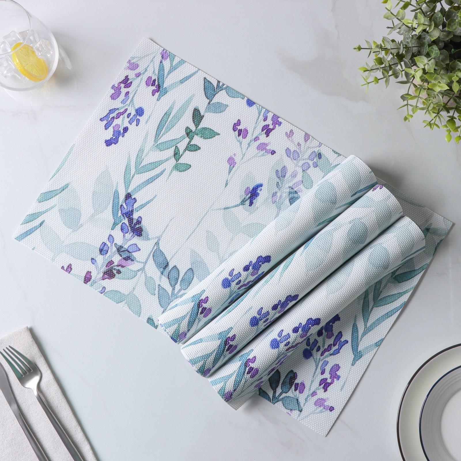 Набор салфеток сервировочных Доляна «Весенняя нежность», 30×45 см, 4 шт