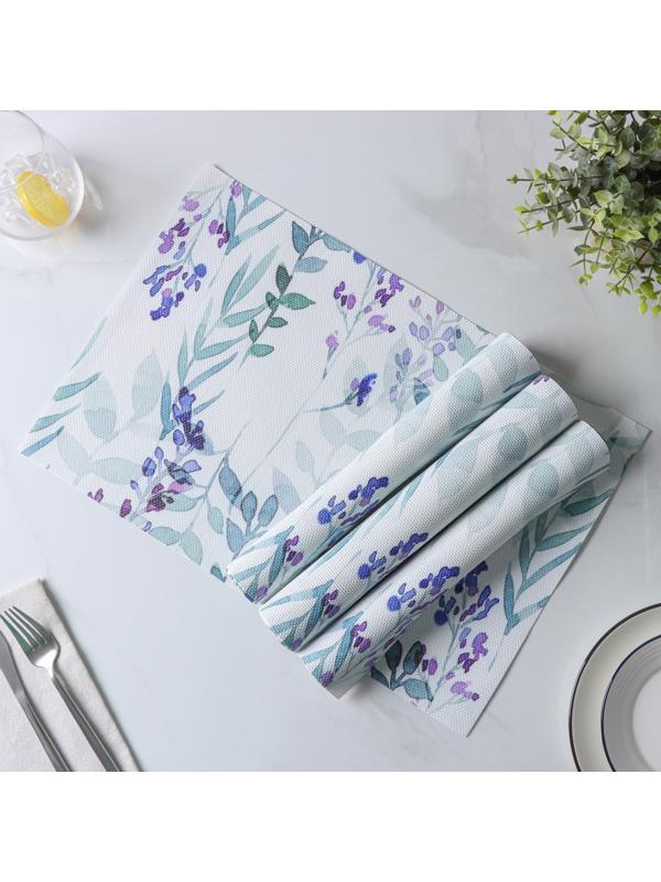 Набор салфеток сервировочных Доляна «Весенняя нежность», 30×45 см, 4 шт