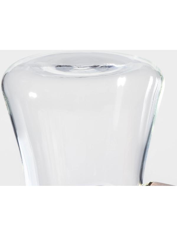 Турка стеклянная «Арабика», 300 мл, 18,5×9×10 см, деревянная ручка