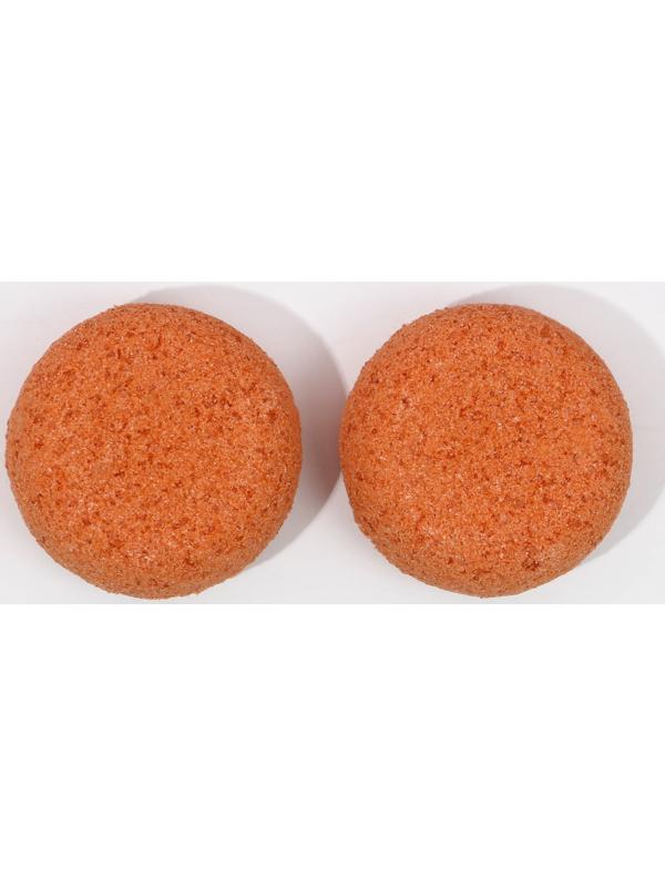 Набор бурлящих пончиков для ванны «Сладкого праздника!», 2 х 65 г, аромат новогодняя карамель