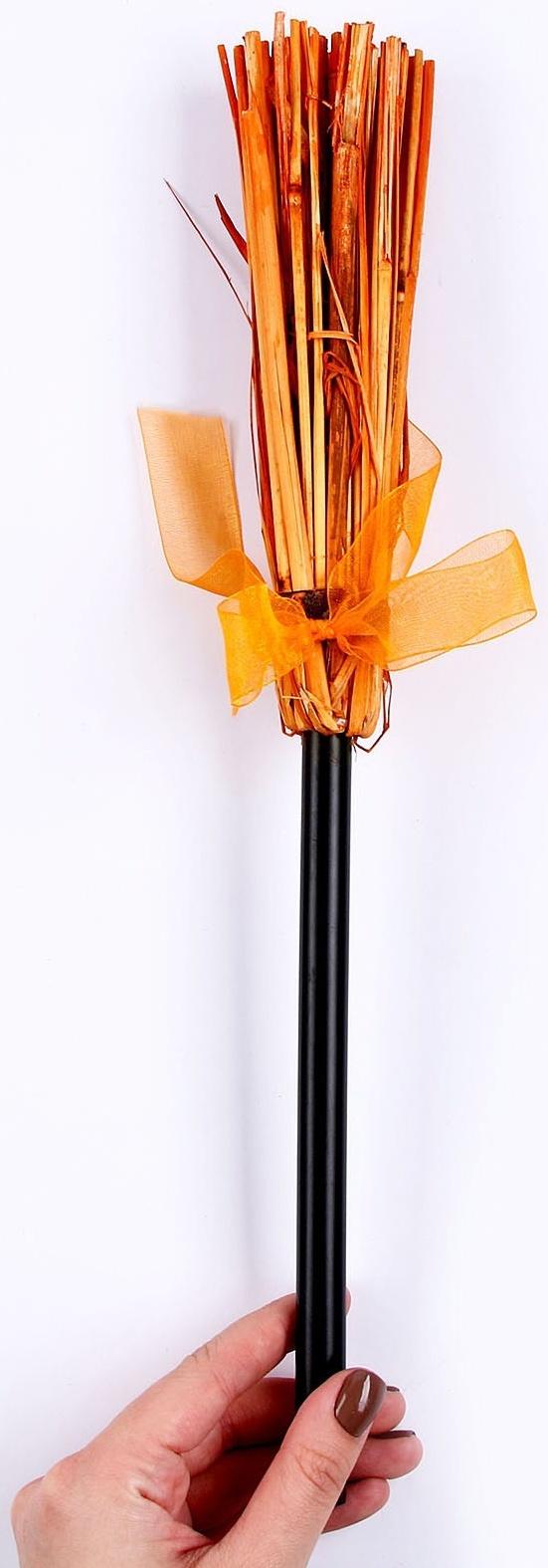 Карнавальный набор «Магия», шляпа оранжевая, метла, мешок