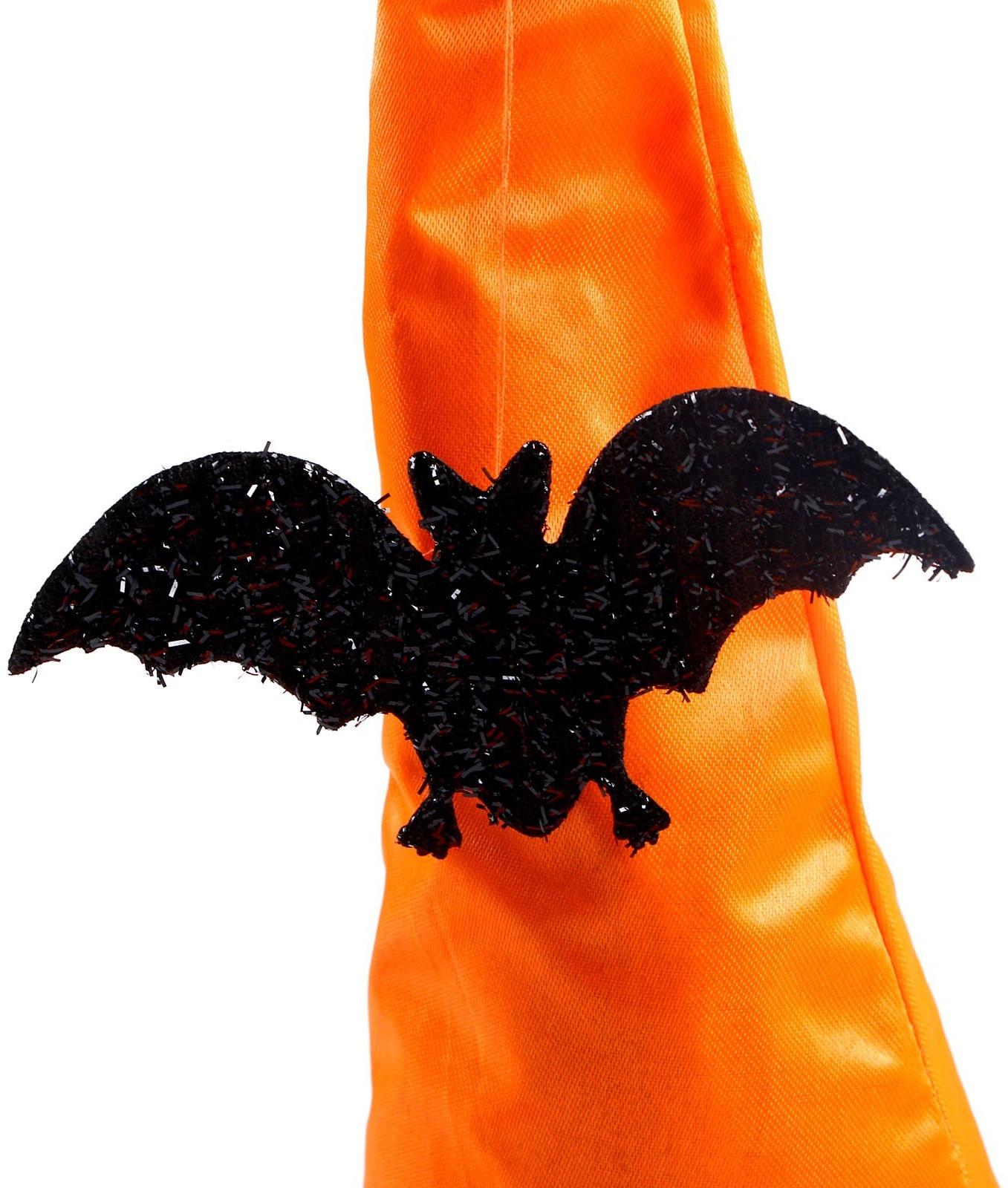 Карнавальный набор «Магия», шляпа оранжевая, метла, мешок