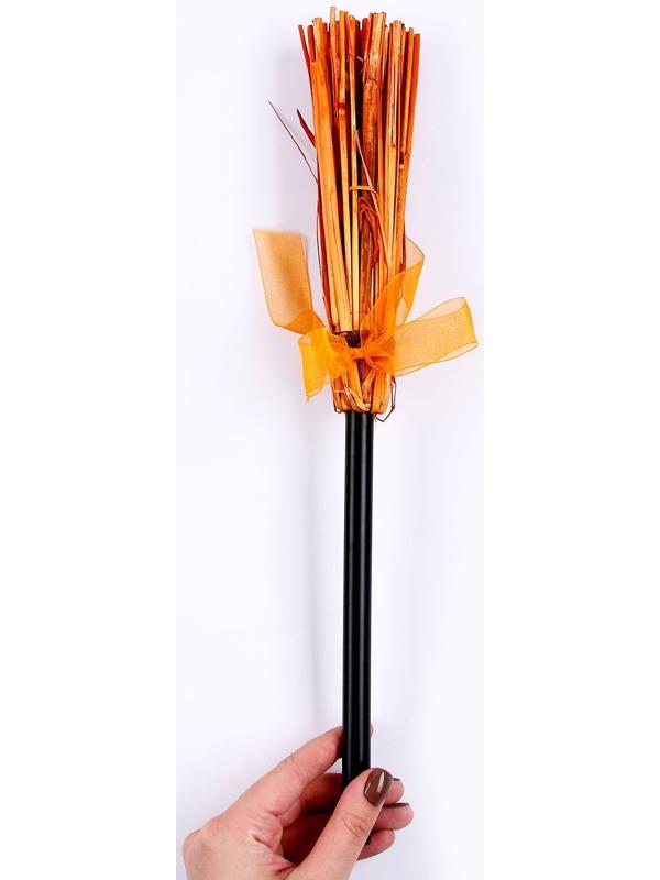 Карнавальный набор «Магия», шляпа оранжевая, метла, мешок