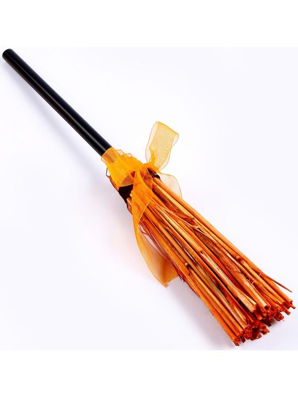 Карнавальный набор «Магия», шляпа оранжевая, метла, мешок