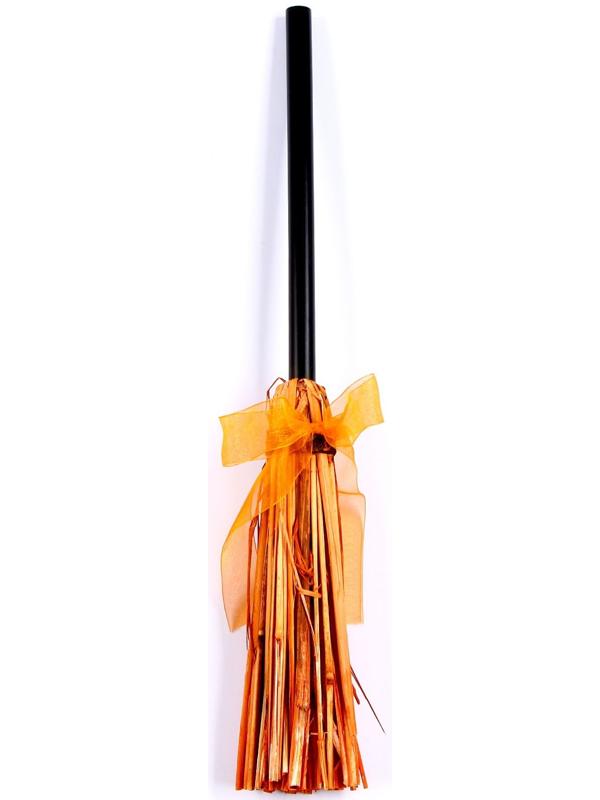 Карнавальный набор «Магия», шляпа оранжевая, метла, мешок