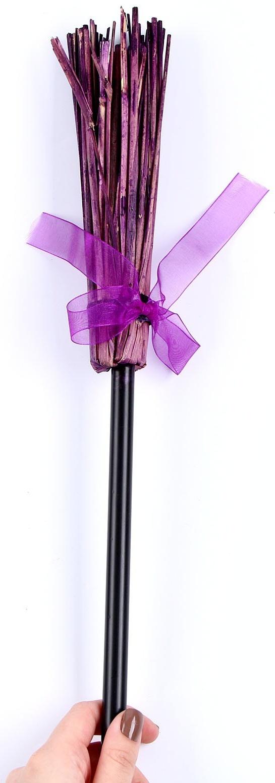 Карнавальный набор «Магия», шляпа фиолетовая, метла, мешок