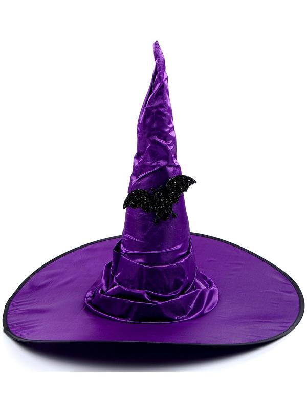 Карнавальный набор «Магия», шляпа фиолетовая, метла, мешок