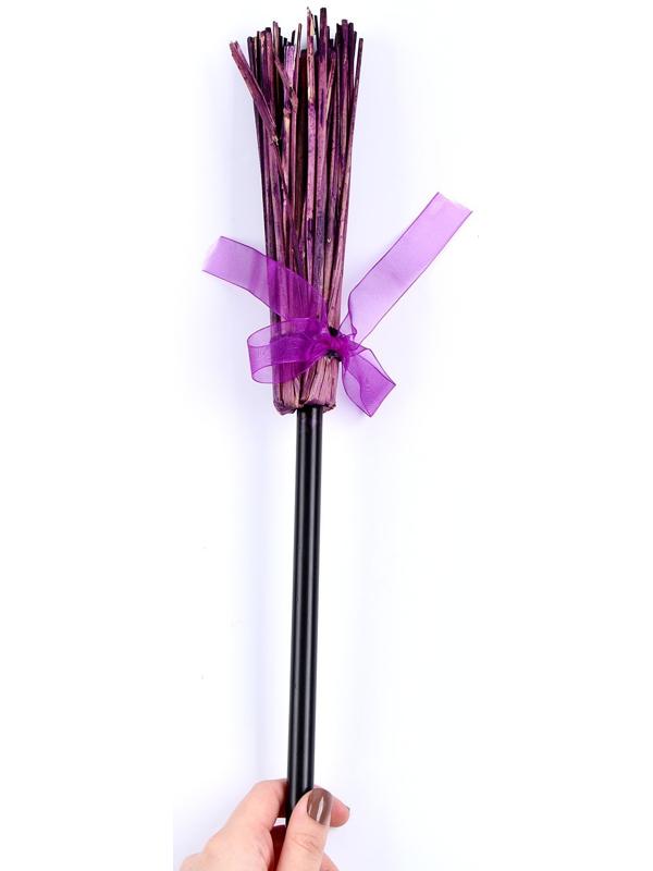 Карнавальный набор «Магия», шляпа фиолетовая, метла, мешок