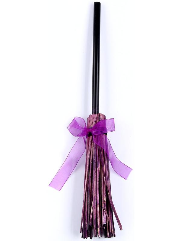 Карнавальный набор «Магия», шляпа фиолетовая, метла, мешок