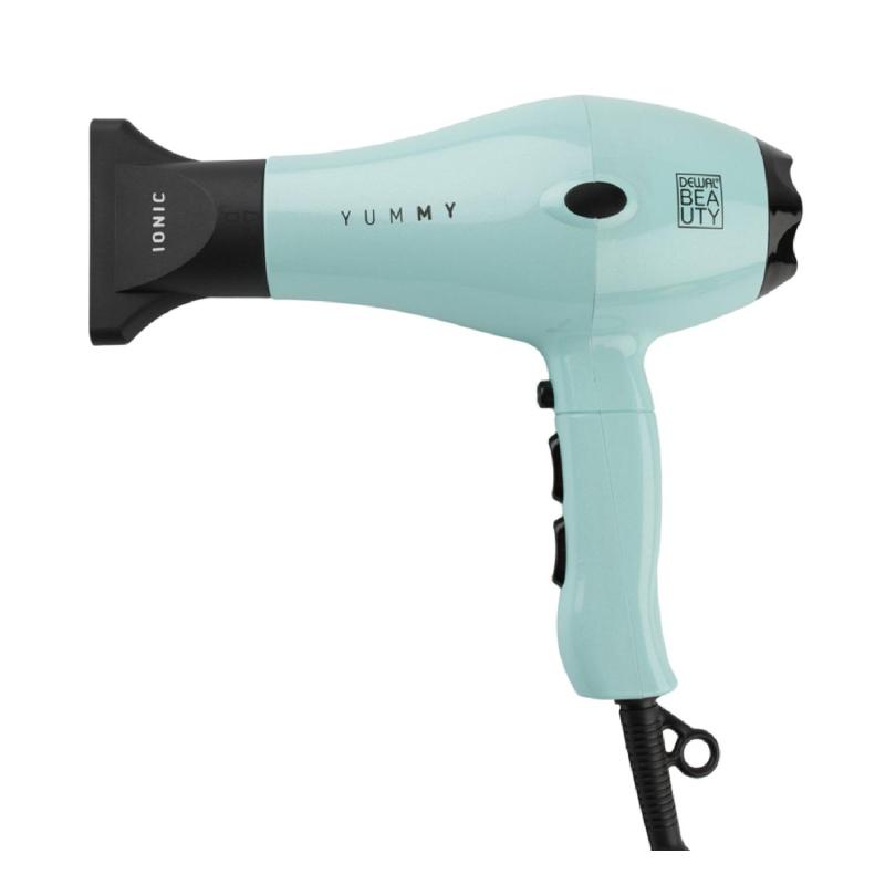 Фен Dewal Beauty YumMy Aqua, зеленый, 2000 Вт, ионизация, 1 насадка