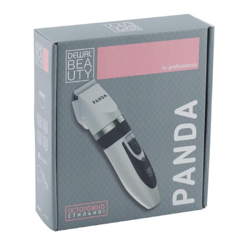 Машинка для стрижки волос Dewal Beauty Panda White, белая, 0.8 - 2.0мм