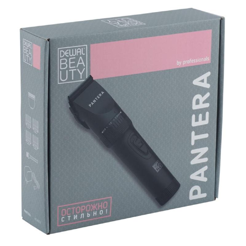 Машинка для стрижки волос Dewal Beauty Pantera Black, черная, 0.8 - 2.0мм