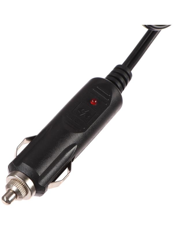 Разветвитель прикуривателя, провод 90 см, USB 2.1 А