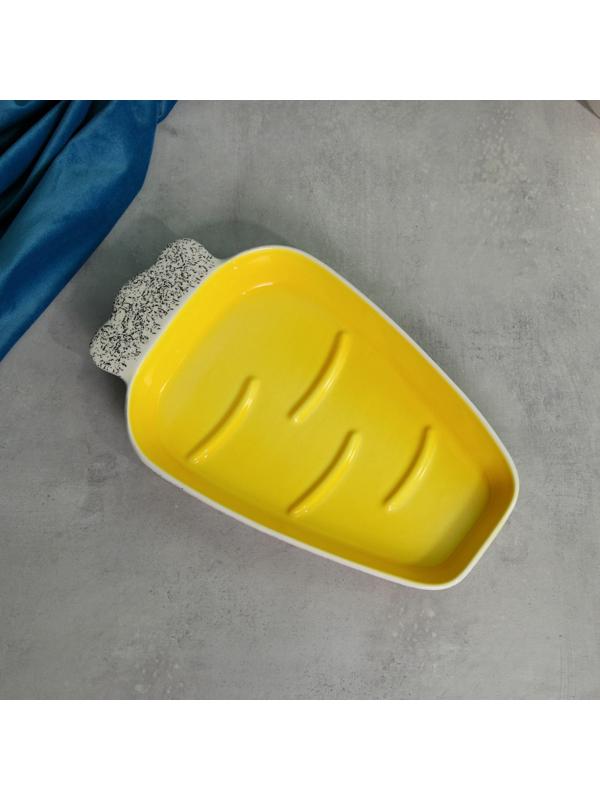 Форма для запекания керамическая «Персия», жёлтая, 1 сорт, Иран