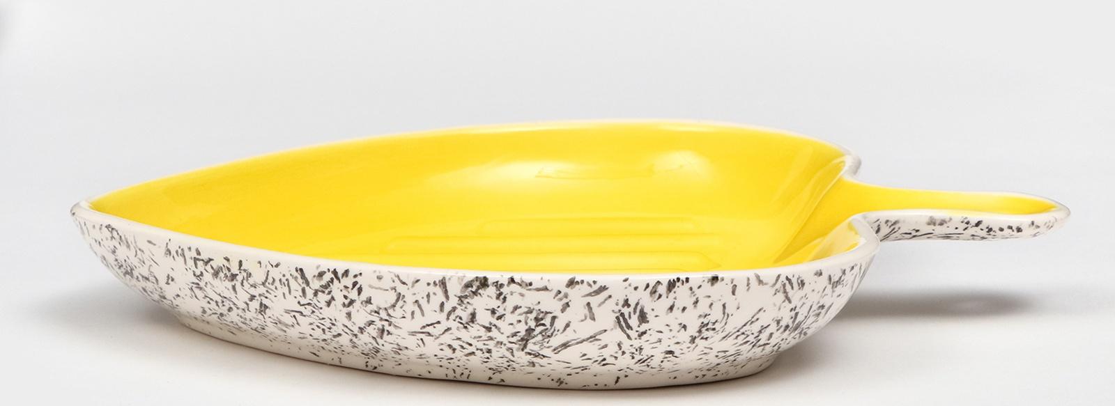 Форма для запекания керамическая «Персия», жёлтая, 1 сорт, Иран