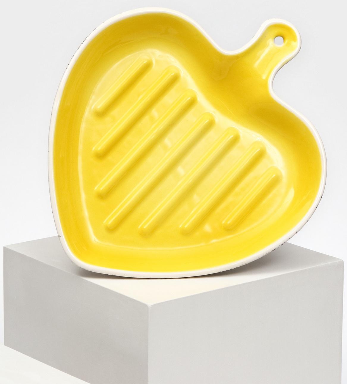 Форма для запекания керамическая «Персия», жёлтая, 1 сорт, Иран