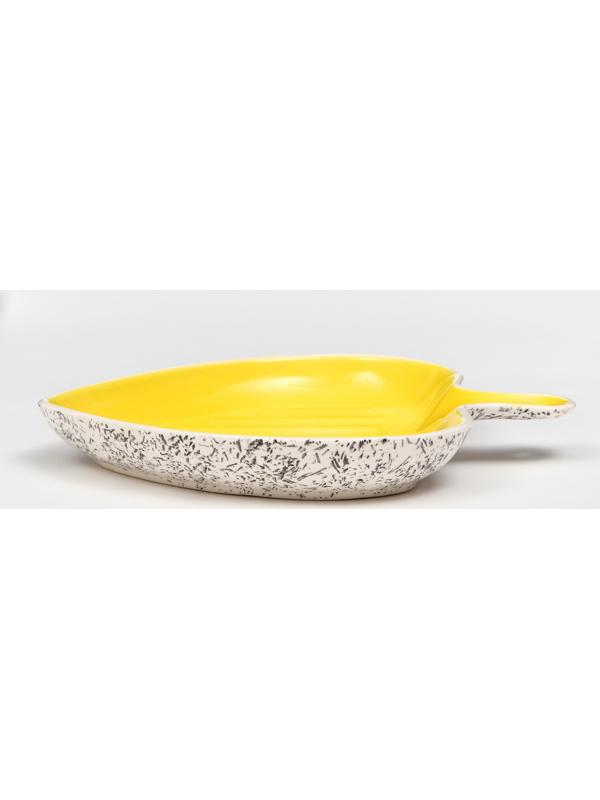 Форма для запекания керамическая «Персия», жёлтая, 1 сорт, Иран