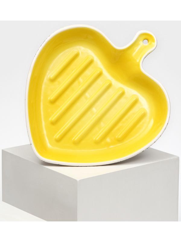 Форма для запекания керамическая «Персия», жёлтая, 1 сорт, Иран