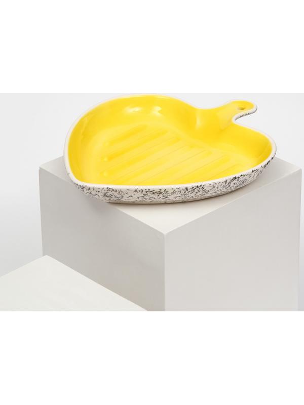 Форма для запекания керамическая «Персия», жёлтая, 1 сорт, Иран