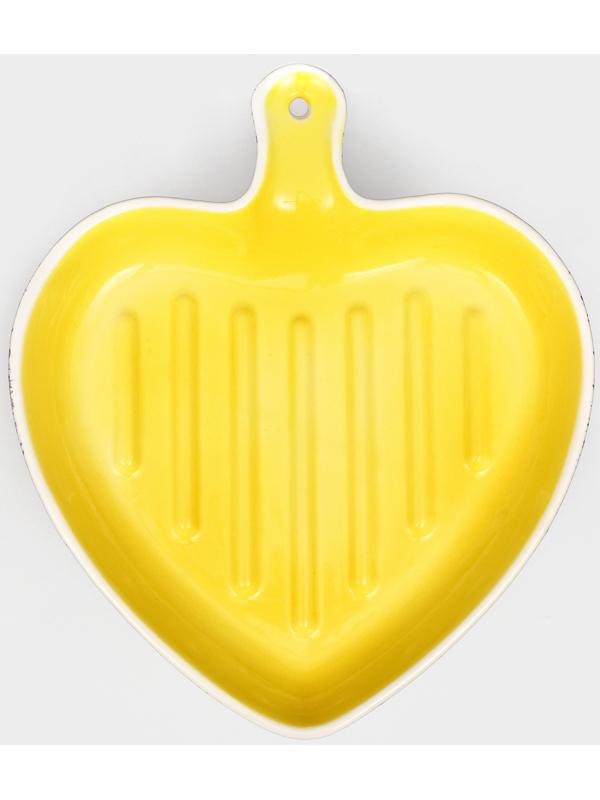 Форма для запекания керамическая «Персия», жёлтая, 1 сорт, Иран