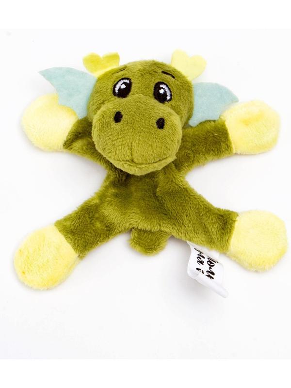 Мягкая игрушка-магнит «Дракон», 8,5 см, цвет светло-зелёный