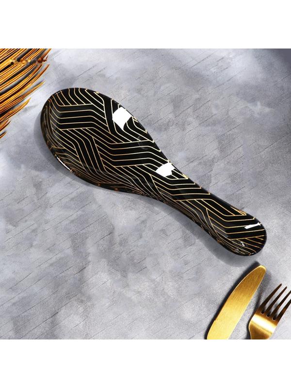 Подставка под ложку «Геометрия», 21х7.5х2 см