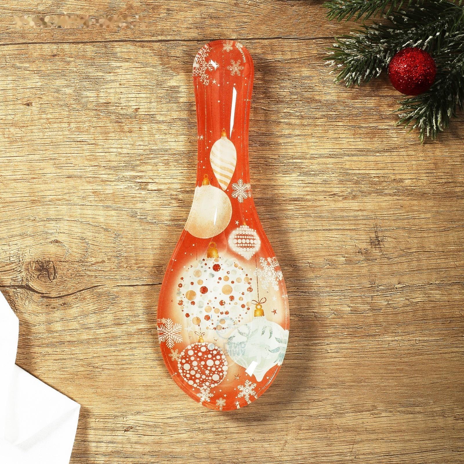 Подставка под ложку «Розовая сказка», 21х7.5х2 см